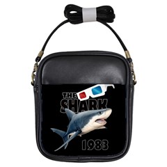 The Shark Movie Girls Sling Bags by Valentinaart