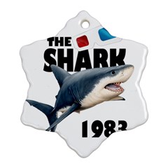 The Shark Movie Ornament (snowflake) by Valentinaart