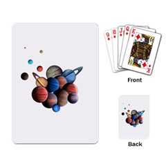 Planets  Playing Card by Valentinaart