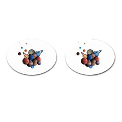 Planets  Cufflinks (oval) by Valentinaart