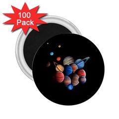 Planets  2 25  Magnets (100 Pack)  by Valentinaart