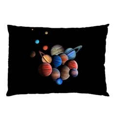 Planets  Pillow Case (two Sides) by Valentinaart