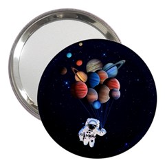 Planets  3  Handbag Mirrors by Valentinaart