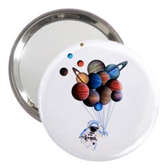 Planets  3  Handbag Mirrors by Valentinaart