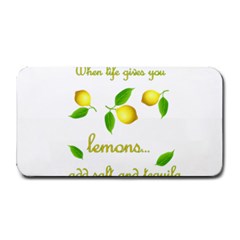 When Life Gives You Lemons Medium Bar Mats by Valentinaart