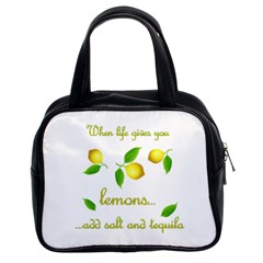 When Life Gives You Lemons Classic Handbags (2 Sides) by Valentinaart