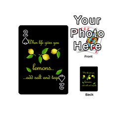 When Life Gives You Lemons Playing Cards 54 (mini)  by Valentinaart