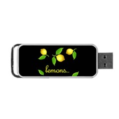 When Life Gives You Lemons Portable Usb Flash (one Side) by Valentinaart