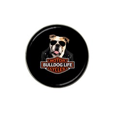 Bulldog Biker Hat Clip Ball Marker (4 Pack) by Valentinaart