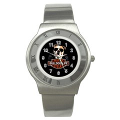 Bulldog Biker Stainless Steel Watch by Valentinaart