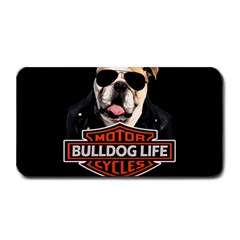 Bulldog Biker Medium Bar Mats by Valentinaart