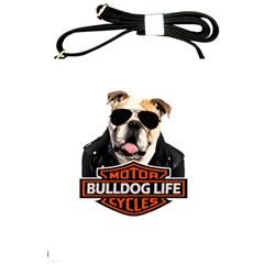 Bulldog Biker Shoulder Sling Bags by Valentinaart