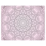 Pink Mandala art  Double Sided Flano Blanket (Medium)  60 x50  Blanket Back