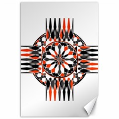 Geometric Celtic Cross Canvas 20  X 30   by linceazul