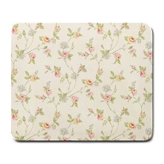 Floral Paper Pink Girly Cute Pattern  Large Mousepads