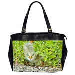 Hidden Domestic Cat With Alert Expression Office Handbags (2 Sides)  Front