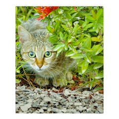 Hidden Domestic Cat With Alert Expression Shower Curtain 60  X 72  (medium)  by dflcprints