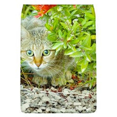 Hidden Domestic Cat With Alert Expression Flap Covers (l)  by dflcprints