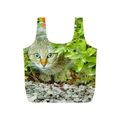 Hidden Domestic Cat With Alert Expression Full Print Recycle Bags (s)  by dflcprints