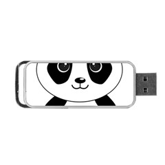 Bear Panda Bear Panda Animals Portable Usb Flash (one Side)