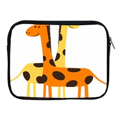 Giraffe Africa Safari Wildlife Apple Ipad 2/3/4 Zipper Cases by Nexatart