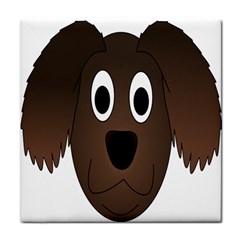 Dog Pup Animal Canine Brown Pet Face Towel by Nexatart