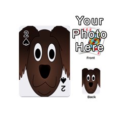 Dog Pup Animal Canine Brown Pet Playing Cards 54 (mini) 