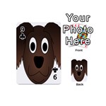 Dog Pup Animal Canine Brown Pet Playing Cards 54 (Mini)  Front - Club9