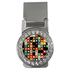 Colors On Black Money Clips (cz)  by linceazul