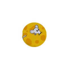 Rat Mouse Cheese Animal Mammal 1  Mini Buttons by Nexatart