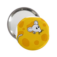 Rat Mouse Cheese Animal Mammal 2 25  Handbag Mirrors by Nexatart