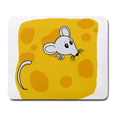 Rat Mouse Cheese Animal Mammal Large Mousepads by Nexatart