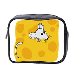 Rat Mouse Cheese Animal Mammal Mini Toiletries Bag 2-side by Nexatart