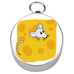 Rat Mouse Cheese Animal Mammal Silver Compasses by Nexatart
