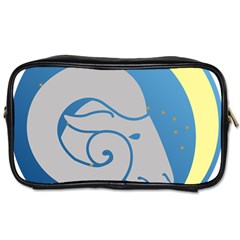 Ram Zodiac Sign Zodiac Moon Star Toiletries Bags by Nexatart