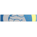 Ram Zodiac Sign Zodiac Moon Star Flano Scarf (Large) Front