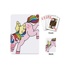 Unicorn Arociris Raimbow Magic Playing Cards (mini)  by Nexatart