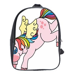 Unicorn Arociris Raimbow Magic School Bag (xl)