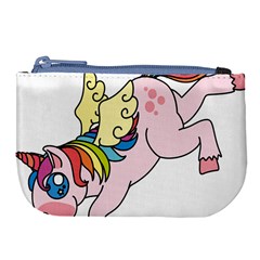 Unicorn Arociris Raimbow Magic Large Coin Purse by Nexatart