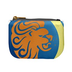 Lion Zodiac Sign Zodiac Moon Star Mini Coin Purses by Nexatart