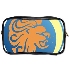 Lion Zodiac Sign Zodiac Moon Star Toiletries Bags 2-side by Nexatart