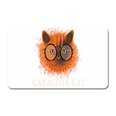 Cat Smart Design Pet Cute Animal Magnet (rectangular) by Nexatart
