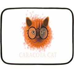 Cat Smart Design Pet Cute Animal Fleece Blanket (mini) by Nexatart