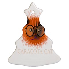 Cat Smart Design Pet Cute Animal Christmas Tree Ornament (two Sides) by Nexatart