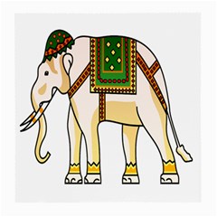 Elephant Indian Animal Design Medium Glasses Cloth by Nexatart