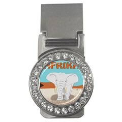 Africa Elephant Animals Animal Money Clips (cz) 