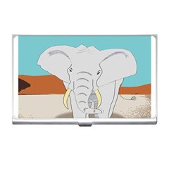 Africa Elephant Animals Animal Business Card Holders by Nexatart