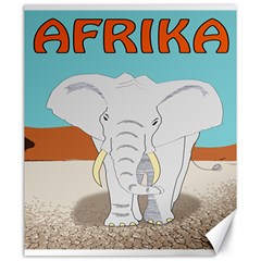 Africa Elephant Animals Animal Canvas 20  X 24   by Nexatart