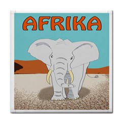 Africa Elephant Animals Animal Face Towel by Nexatart