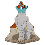 Africa Elephant Animals Animal Ornament (Christmas Tree)  Front